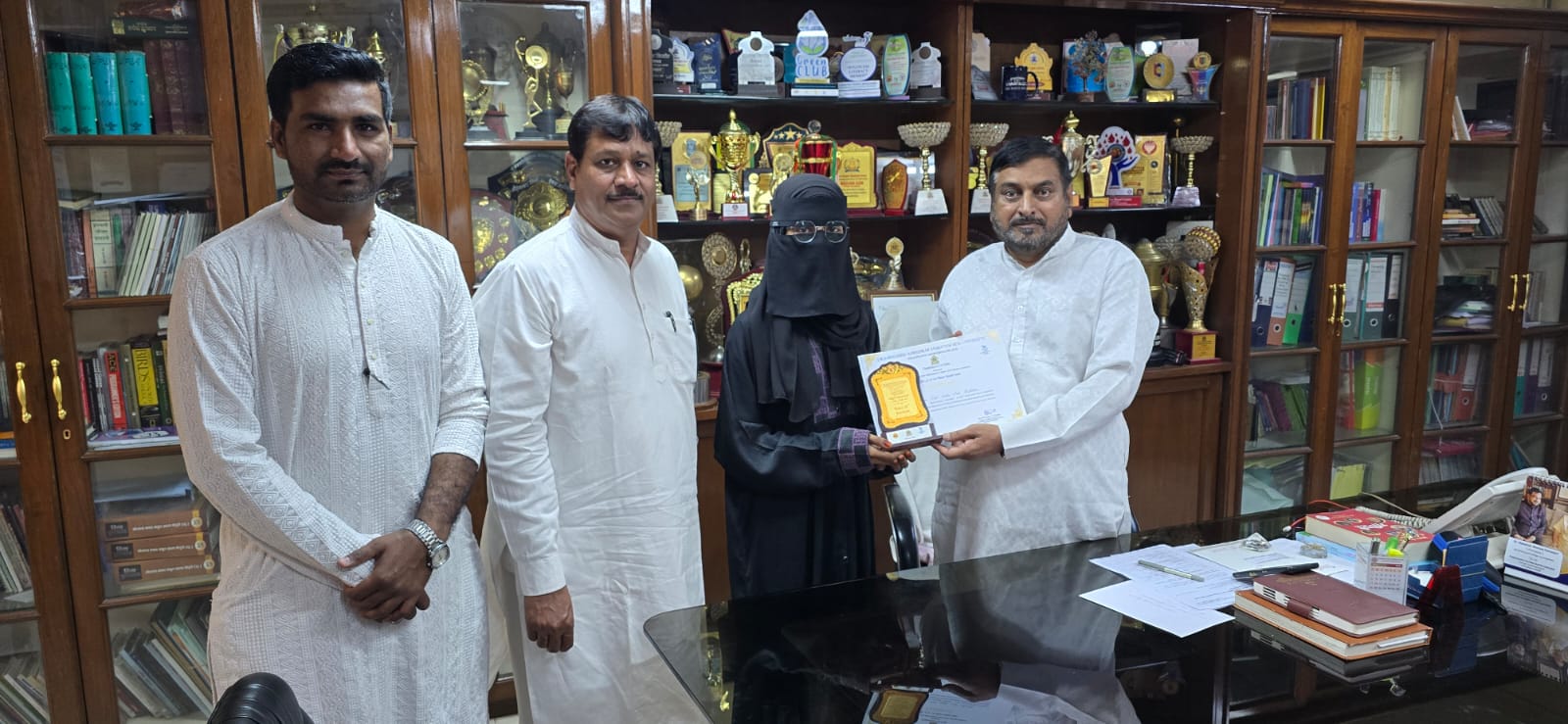 We are thrilled to announce that Ayesha Patel, a B.A. First Year student at Maulana Azad College of Arts, Science, and Commerce, has secured the 3rd Position in the University-level 