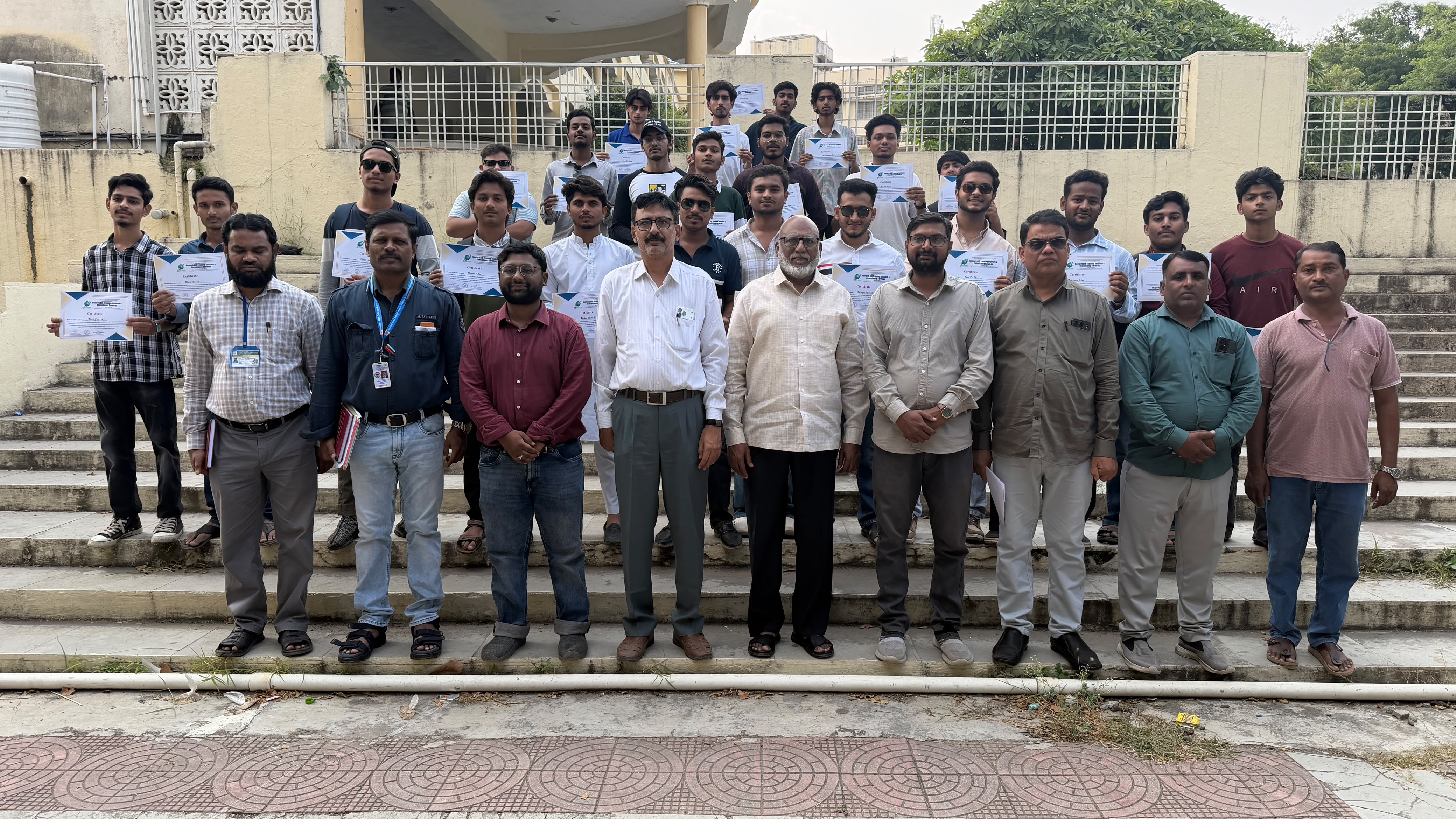 Successful Completion of 7-Day Hands-on Training Programme on Introduction to GIS   Under the able guidance of our respected Principal, Capt.Dr. Maqdoom Farooqui Sir, the Department of Geology successfully concluded the 7-day hands-on training programme on Introduction to GIS under the MoU with Geotech GIS Institute.  A total of 25 students participated in the programme and received certificates from the hands of Principal Sir in the presence of Dr. Arif Pathan Sir (Vice Principal) and Dr. J. D. Shaikh Sir (IQAC Coordinator) and Resource person Dr.Vikas Ghadamode of Geotech GIS Institute was also present.  Principal Sir congratulated the students and shared valuable tips on the “Earn and Learn” programme, motivating them to develop practical skills and explore career opportunities.  The programme was coordinated by Mr. Muneeb Ur Rahman, Department of Geology.   We sincerely thank our respected Principal Sir for his valuable guidance, encouragement, and continuous support, along with our mentor, dignitaries, and participants who contributed to the successful completion of this programme